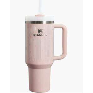 Stanley Soft Rain Bloom The Flowstate Quencher H2.0 40oz Tumbler Pink Pastel NIB